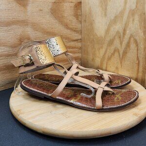 Sam Edelman Genette Womens Ankle Strap Gladiator Sandals Size 10.5